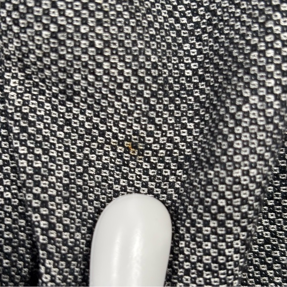 Red Valentino Dress Pleated Layered Womens Size 2 Black Ruffle Collar Wool Blend - Picture 13 of 16